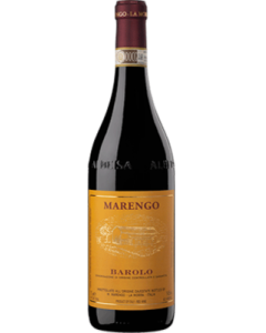 Marengo Barolo 2019 wine bottle shot