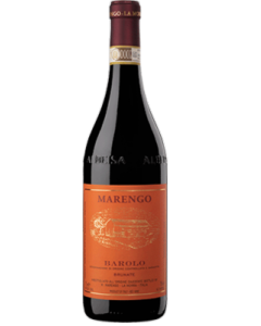Marengo Barolo Brunate 2019 wine bottle shot