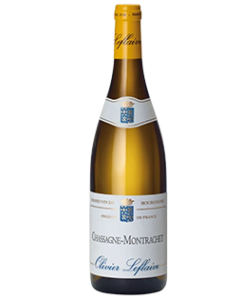 Olivier Leflaive Chassagne-Montrachet Houilleres 2021 wine bottle shot