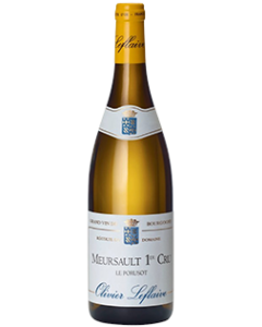 Olivier Leflaive Meursault 1er Cru Porusot 2021 wine bottle shot
