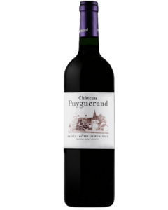 Puygueraud Francs Côtes de Bordeaux 2018 wine bottle shot