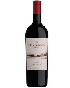 Shannon Elgin Merlot 2020 wine bottle shot