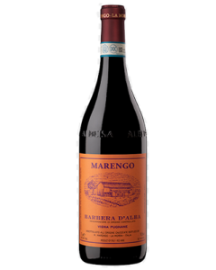 Marengo Barbera d'Alba Pugnane 2021 wine bottle shot