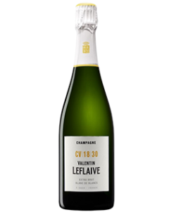 Valentin Leflaive Cuvée Extra Brut Blanc de Blancs 18|30 750ml NV champagne bottle shot