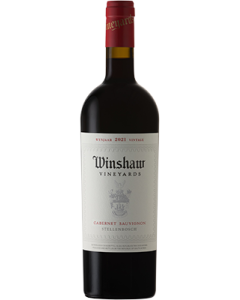Winshaw Family Vineyards Cabernet Sauvignon 2021 wine bottle shot