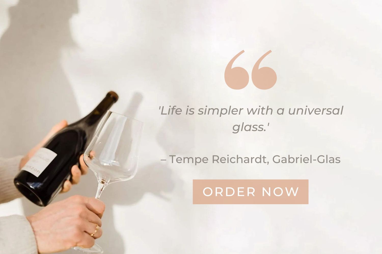 Gabriel-Glas: ‘It makes your wines sing no matter the style