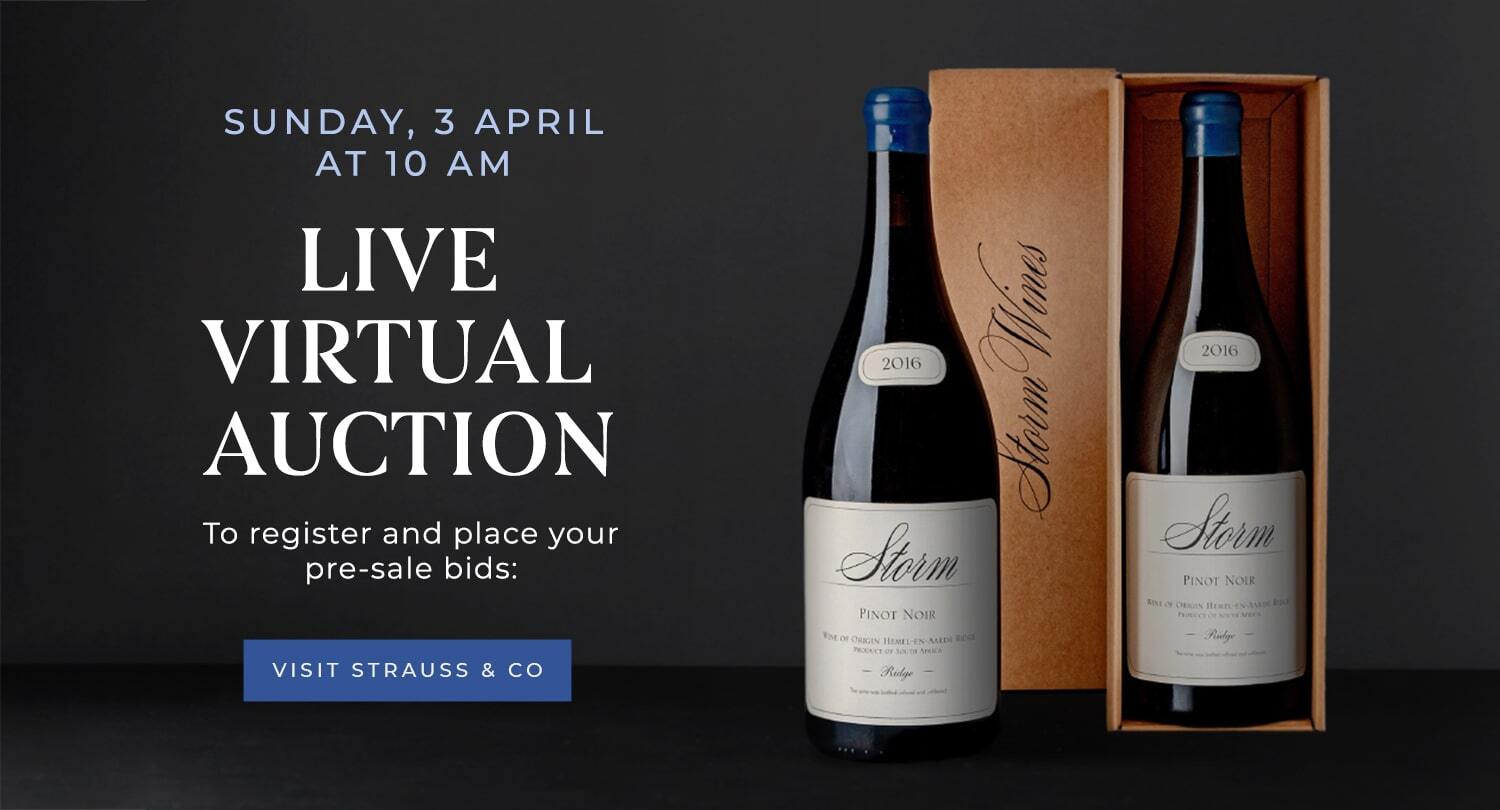 Crystallum, Newton Johnson and Storm live virtual wine auction – Register online