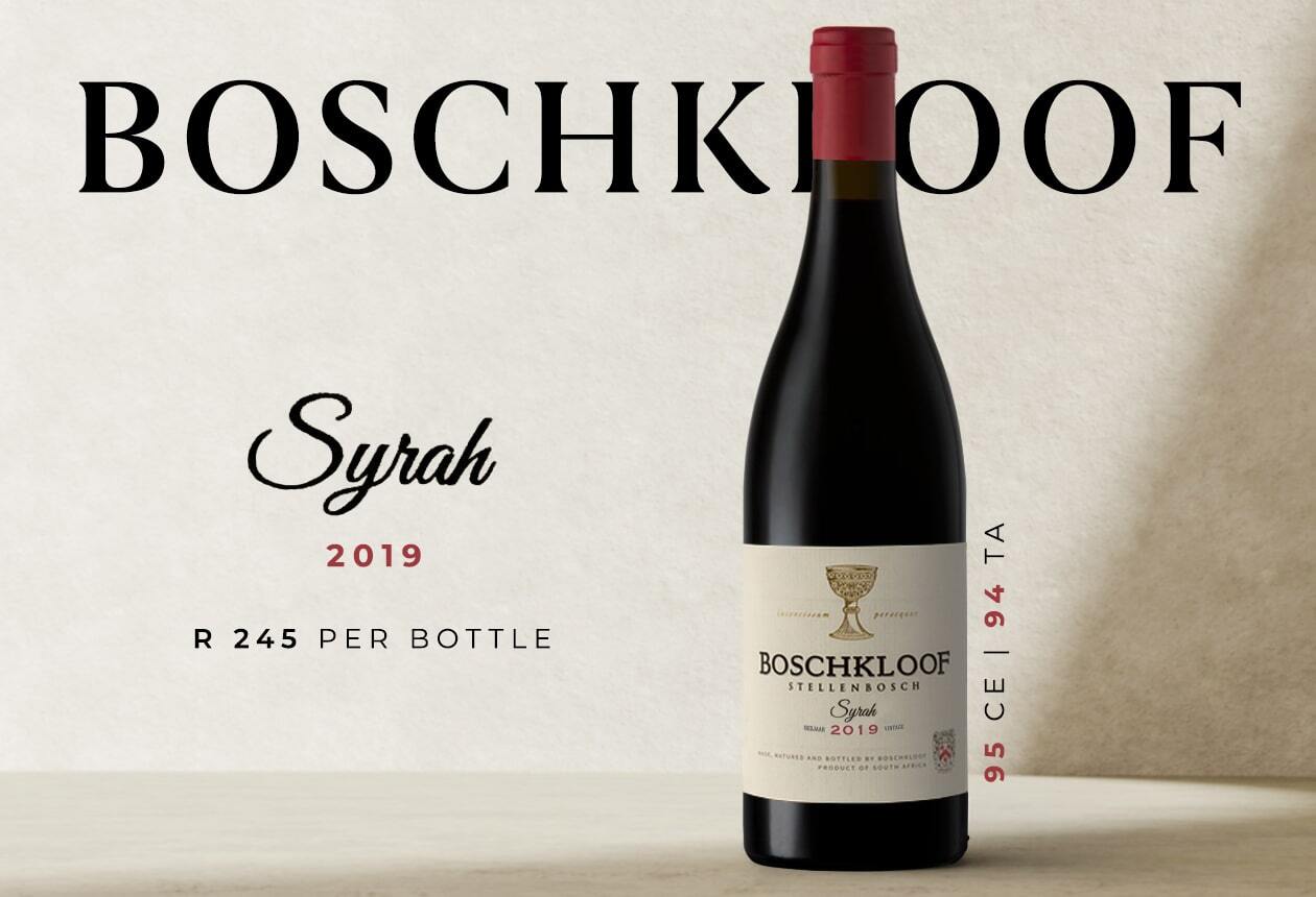 Boschkloof Syrah 2019: Order now