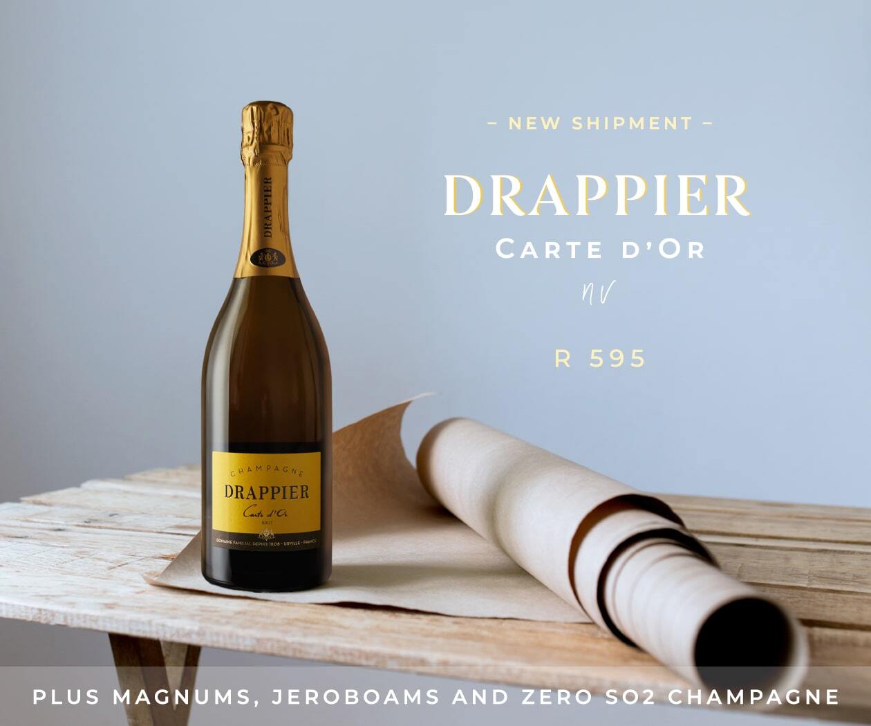 Champagne Drappier Carte d'Or NV and Rosé de Saignée NV – Order online