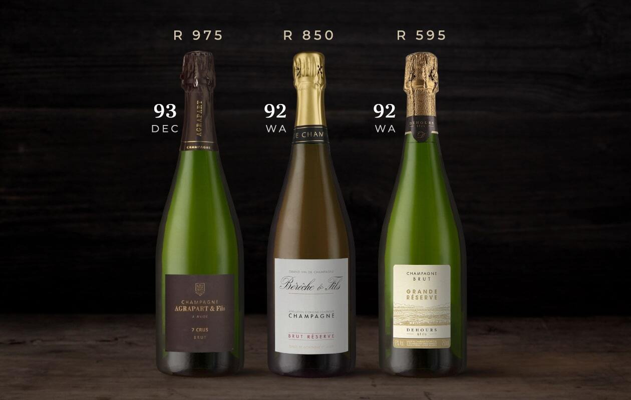 Agrapart, Bérêche and Dehours Champagnes