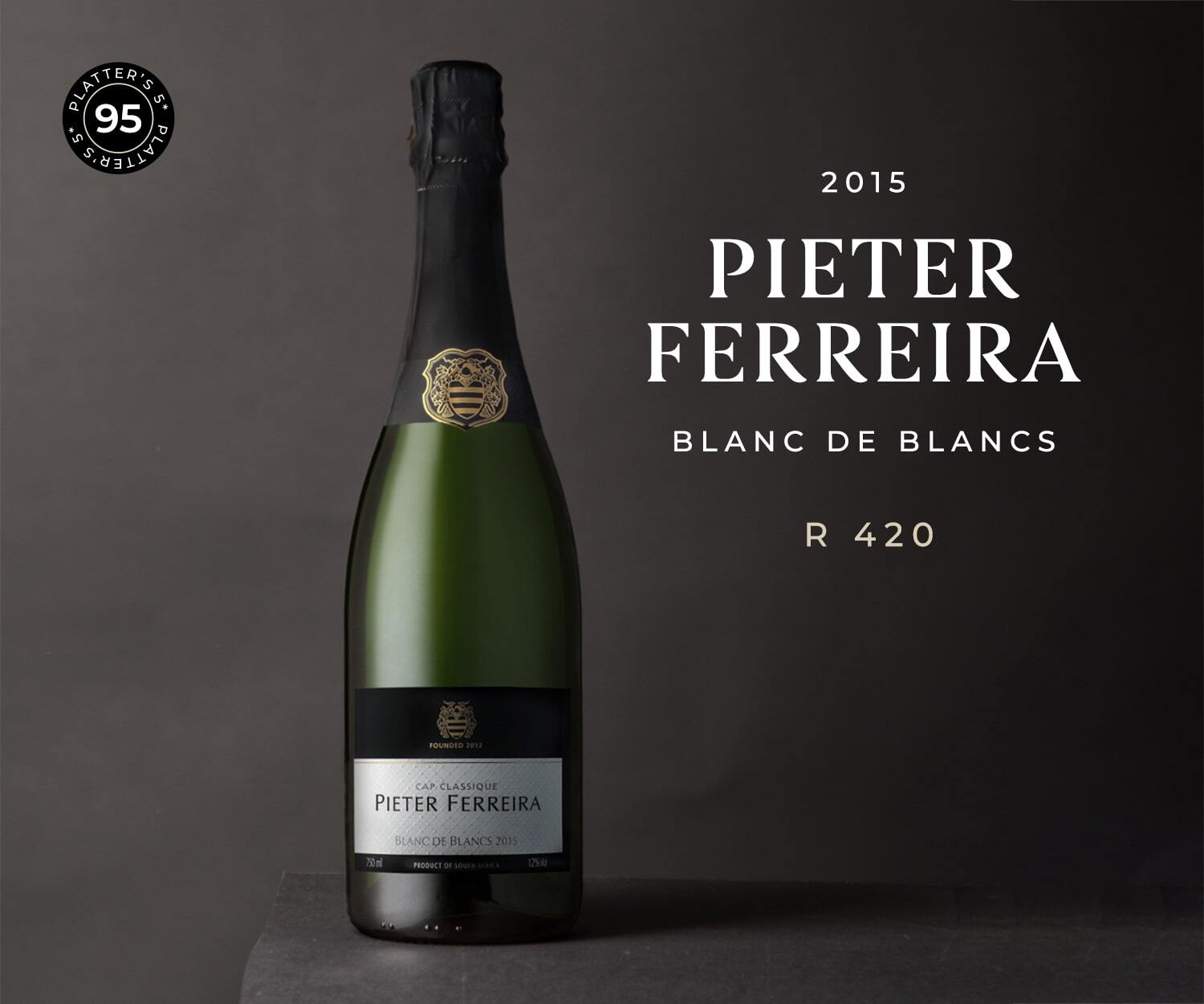 Pieter Ferreira Blanc de Blancs 2015: Order now