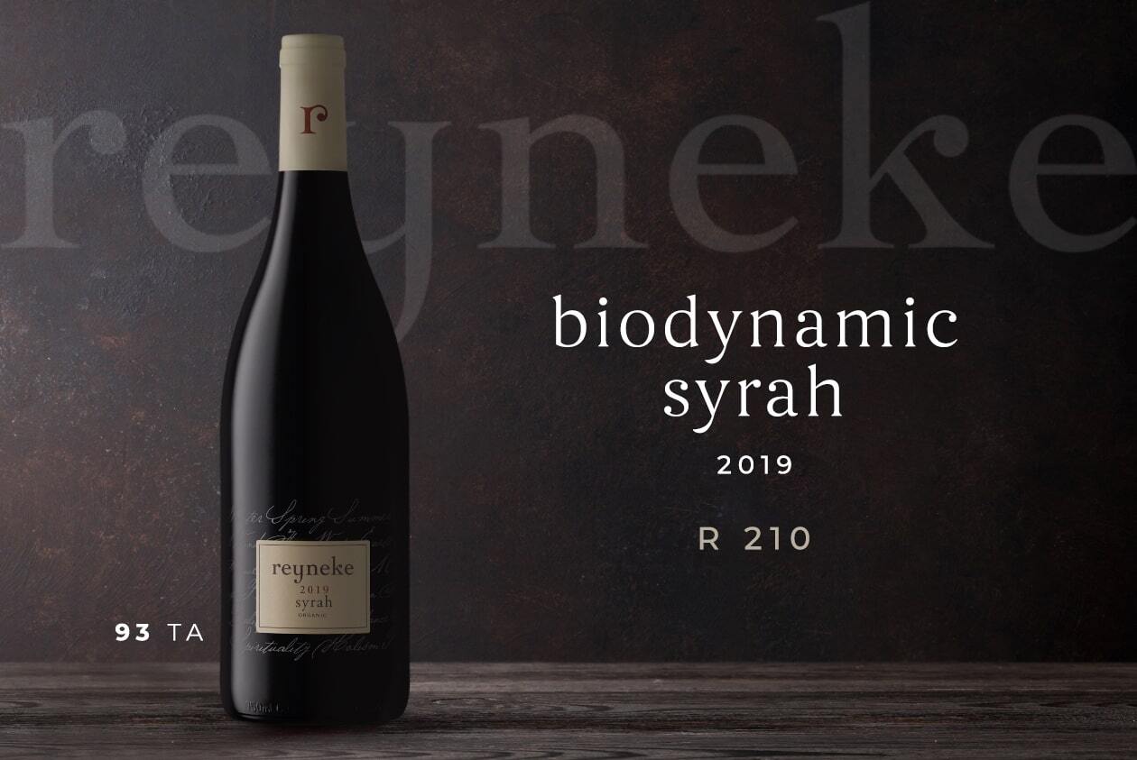 Reyneke Biodynamic Syrah 2019: Order now