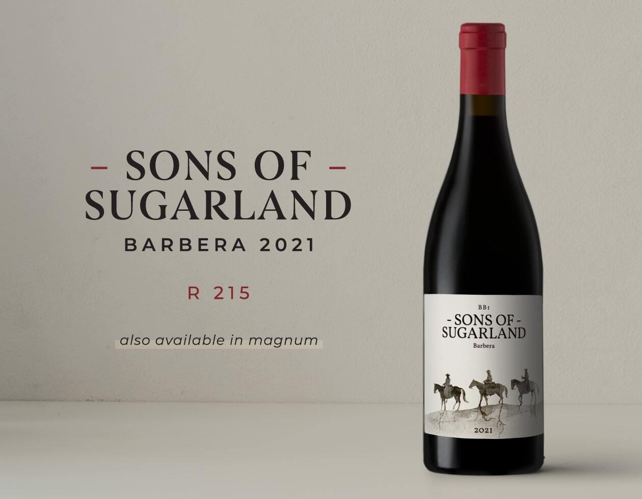 Sons of Sugarland Barbera 2021