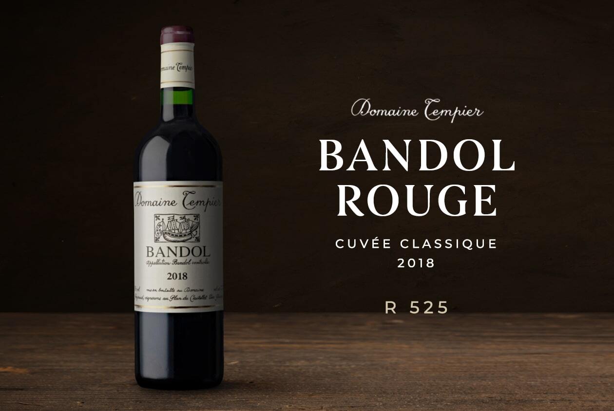Tempier Bandol Rouge Cuvée Classique 2018: Order now