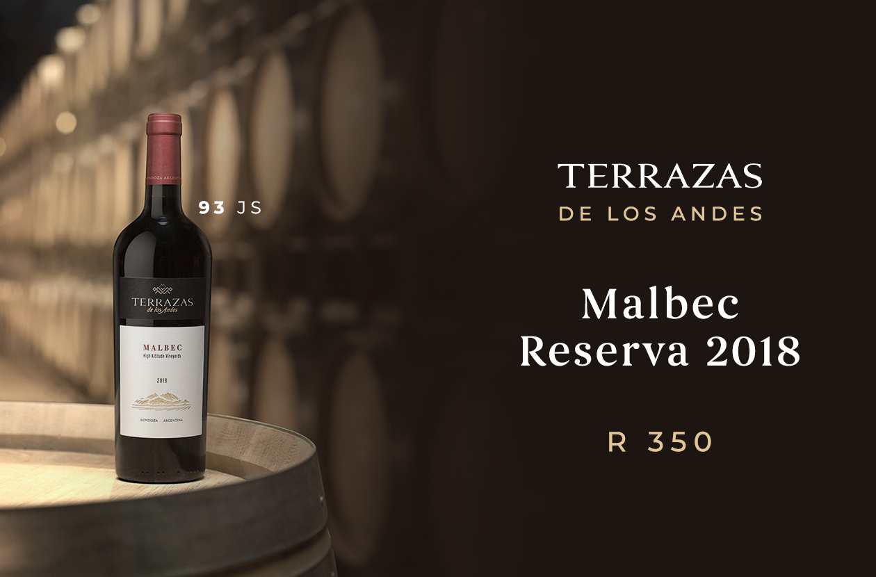 Terrazas de los Andes Malbec Reserva 2018: Order now