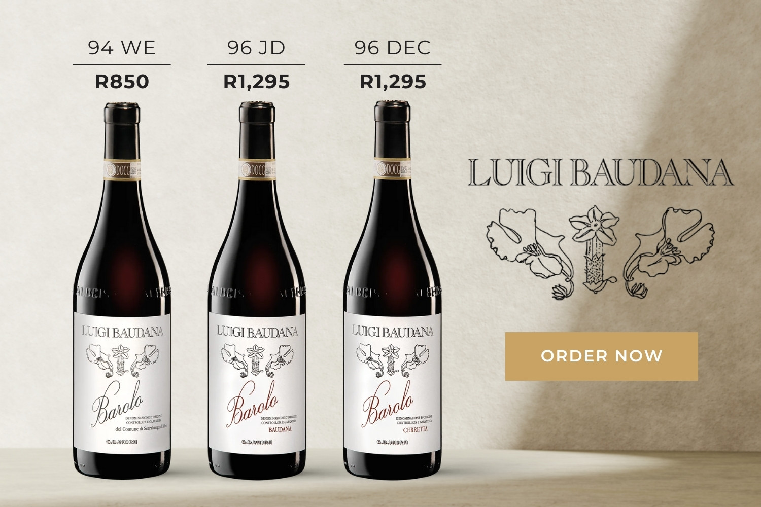Bodacious Baudana Barolos from 2020