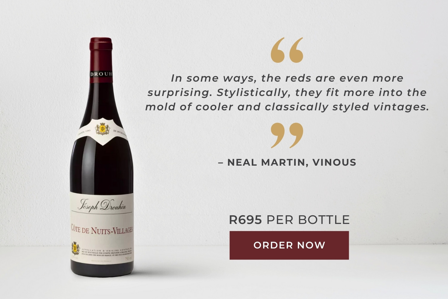 Bargain Burgundy from Joseph Drouhin: Côte de Nuits-Village 2022