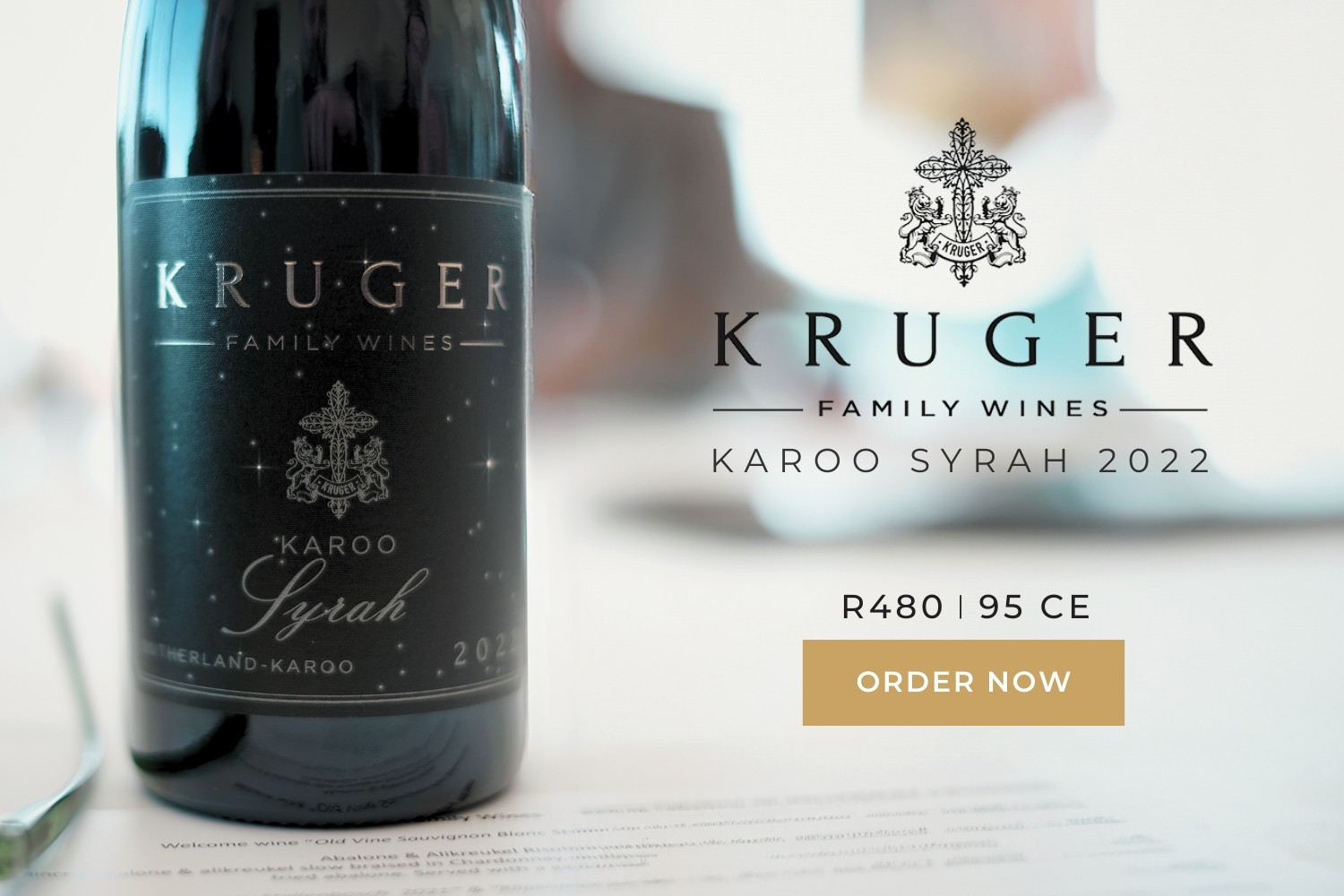 Kruger Family Karoo Syrah 2022: ‘Thrillingly tense!’ – CE 95