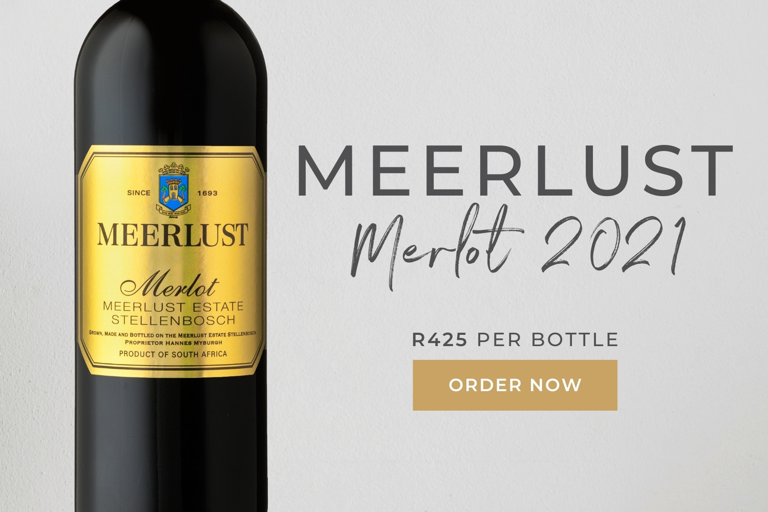 Meerlust Gold: SA’s best Merlot